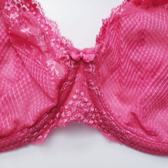 Elomi Honeysuckle Pink Charley Side Support Plunge Bra 32L - Picture 4 of 7